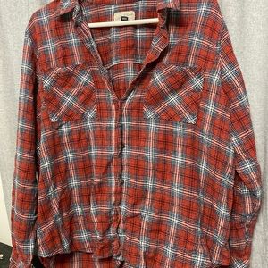 Plaid long sleeve shirt